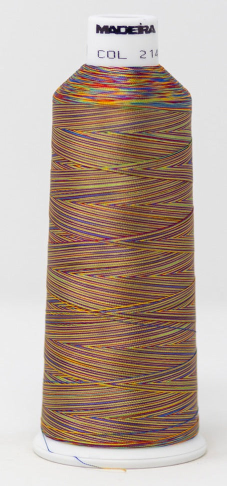 Madeira Thread Collection Madeira Rayon #40 | Machine Embroidery Thread | 5,500 Yards | Variegat ...
