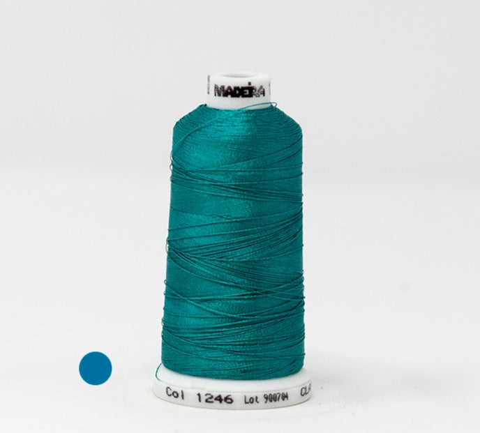 Madeira Embroidery Thread: Rayon #60 wt Spools 1,640 yds - Color 1246