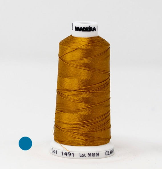Madeira Embroidery Thread: Rayon #60 wt Spools 1,640 yds - Color 1491