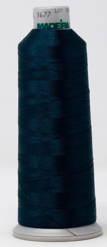 Madeira Embroidery Thread - Polyneon #40 Cones 5,500 yds - Color 1677