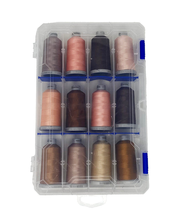 Madeira #40 Weight Classic Rayon Thread Kit - 12 Pack, 5500yd