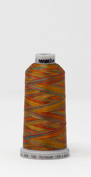 Madeira Polyneon #40 | Machine Embroidery Thread | 1,100 yards | Variegated | 919-1600