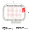 4-Piece Embroidery Hoop Set For Brother & Babylock Machines (Small To X-Large) - SA437, SA438, SA439, SA441 Sizes Included