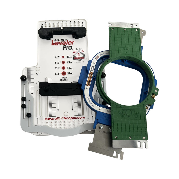 AllStitch All in 1 Hooper Pro XL Complete Kit for embroidery hooping, designed to simplify fabric alignment and improve hooping accuracy for machine embroidery.