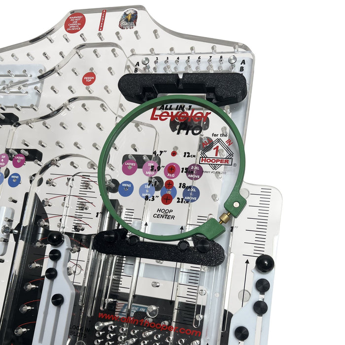 AllStitch All in 1 Hooper Pro XL Complete Kit for embroidery hooping, designed to simplify fabric alignment and improve hooping accuracy for machine embroidery.