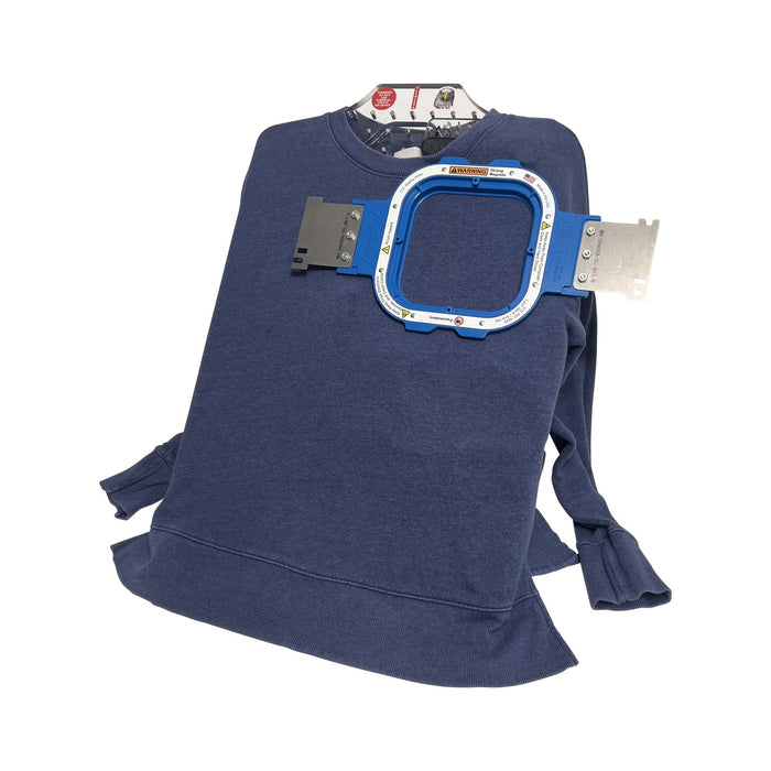 AllStitch All in 1 Hooper Pro XL Complete Kit for embroidery hooping, designed to simplify fabric alignment and improve hooping accuracy for machine embroidery.
