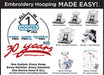 The All in 1 Hooper Pro XL Complete Kit for Embroidery Hooping