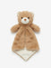 Cubbies Luvie Security Blanket featuring a soft tan bear plush, perfect for personalized embroidery, baby gifts, nurseries, and comforting cuddles.