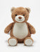 Cubbies Classic Collection tan bear embroidery blank plush with removable stuffing pods, ready for personalized embroidery, monograms, names, and custom keepsake gifts.