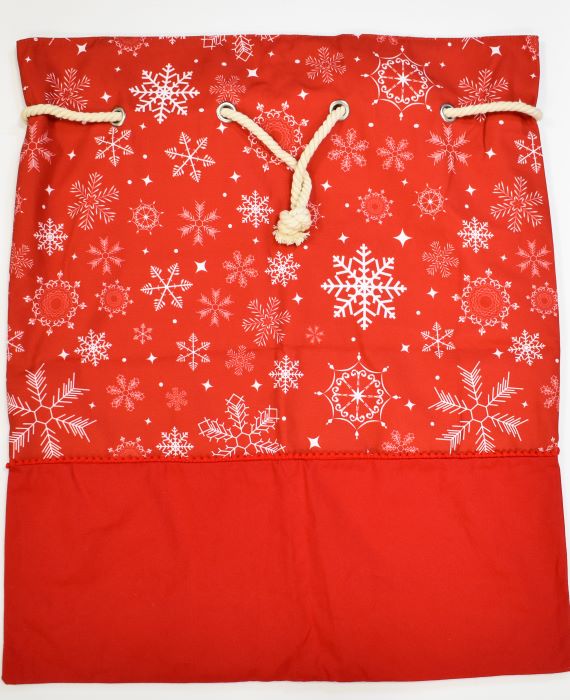 Cubbies 23 1/4" x 27 1/4"  Embroiderable Snowflake Sack