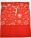 Cubbies 23 1/4" x 27 1/4"  Embroiderable Snowflake Sack