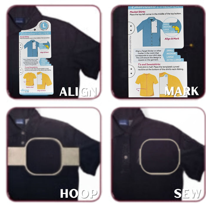 Embroiderer's Helper Placement Tool