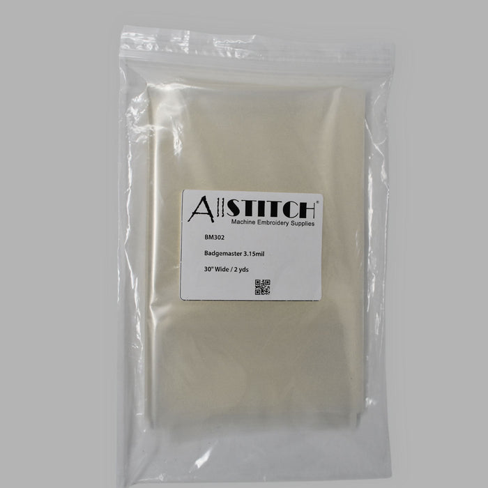 Badgemaster BM | Badgemaster | Water Soluble | Cut Away | Clear | 80 micron