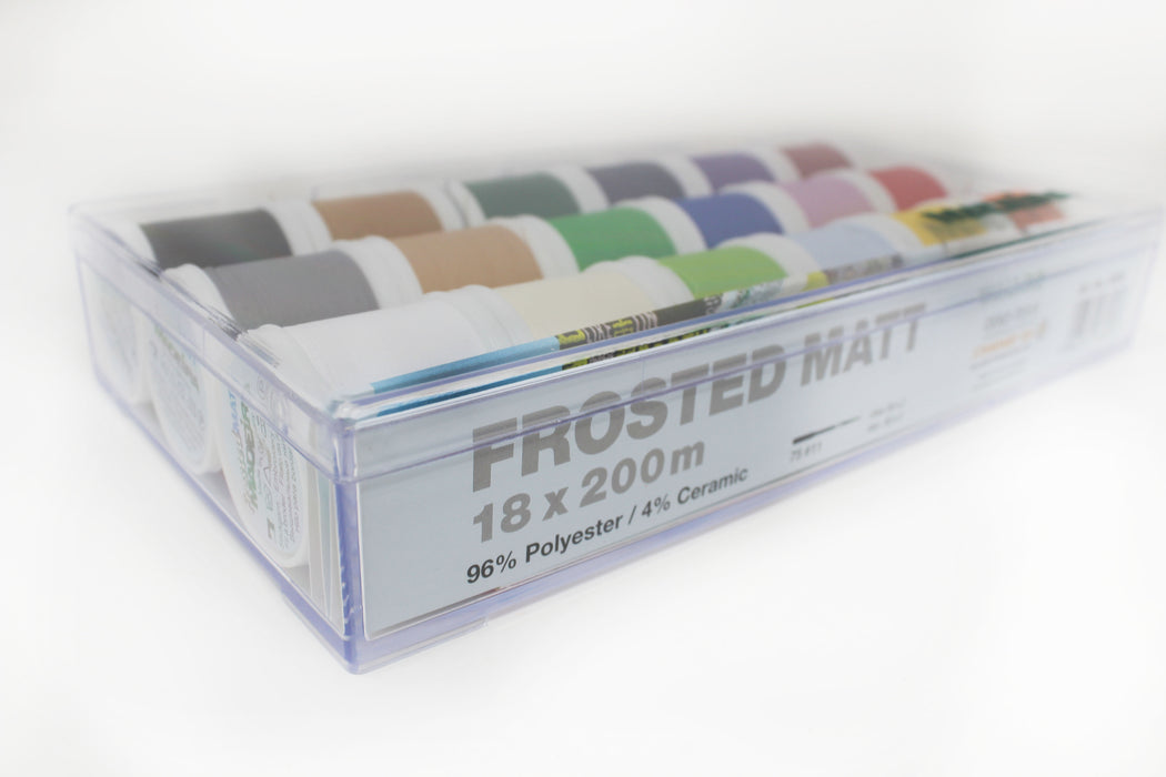 Frosted Matt 40 Embroidery Thread Assortment — AllStitch Embroidery ...