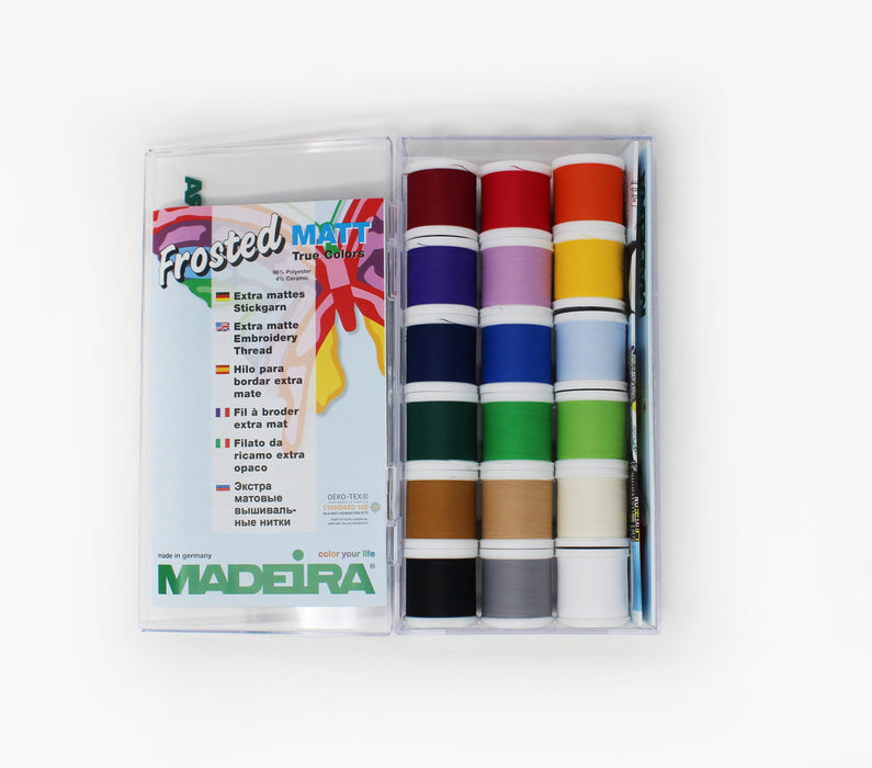 Frosted Matt 40 Embroidery Thread Assortment — AllStitch Embroidery ...