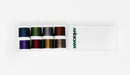 Madeira Metallic 40 Soft Machine Embroidery Thread | 8 x 220 Yards | Small Clear Acrylic Case| Assortment | 8011