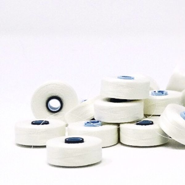 12 Bobbins - Fil-Tec Magna-Glide Machine Embroidery Bobbins Size M "Jumbo" - White