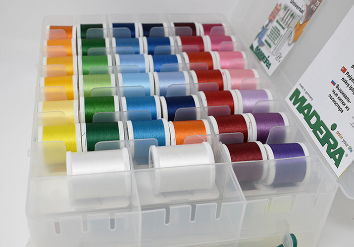 Madeira Thread Collection Madeira Polyester Thread Sets — AllStitch Embroidery Supplies
