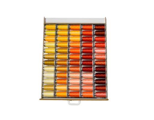 Madeira Polyneon Thread: 413 Mini Snap Cone (MSC) Assortment & Wooden Chests