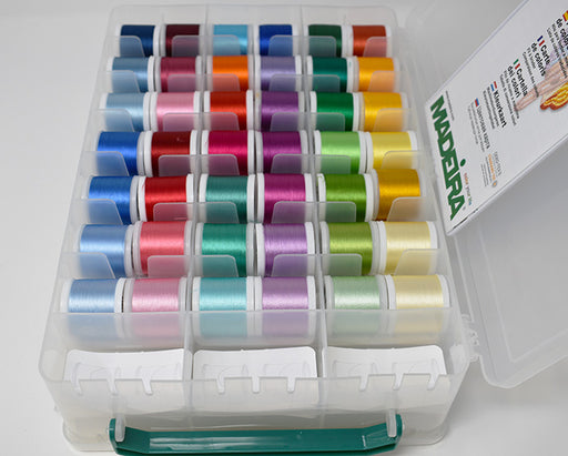 Madeira Rayon 18 Spool Collection Thread Kit – Quality Sewing & Vacuum