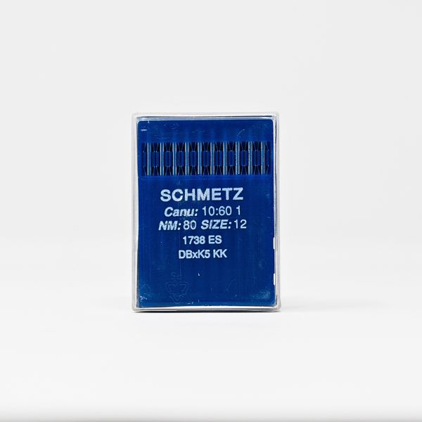 Schmetz S-DBXK5SS | Short Shank | Large Eye | Short Point | Commercial Embroidery Needle | Chrome | 100/bx