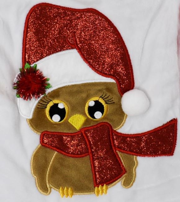 Cubbies 19" Embroiderable Owl Christmas Stocking