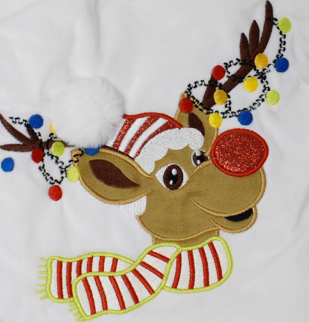 Cubbies 19" Embroiderable Rudolf Christmas Stocking