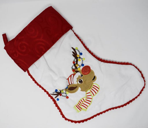 Cubbies 19" Embroiderable Rudolf Christmas Stocking