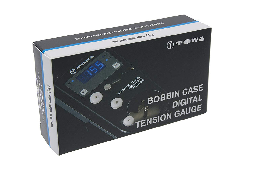 Towa® Digital Bobbin Case and Top Thread Tension Gauge with M Style Bobbin Insert