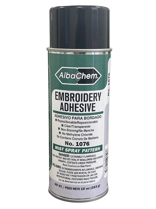 AlbaChem Embroidery Adhesive Spray 10 oz. Can 1076