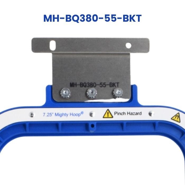 7.25" Magnetic Mighty Hoop™ with Barudan QS380 Bracket (arms)