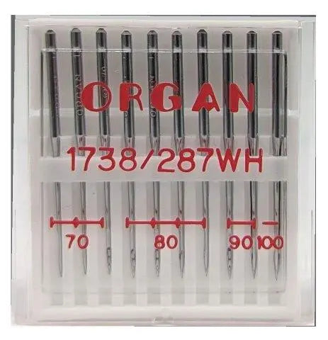 Organ DBX1 | Round Shank | Regular Eye | Sharp Point | Sewing Needle | Assortment | 10/pk