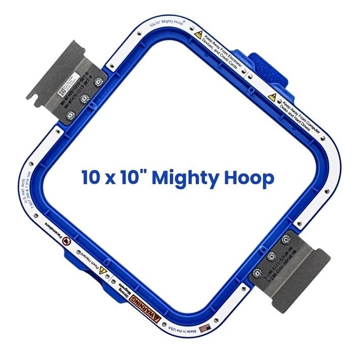 10X10" Magnetic Mighty Hoop™ with Melco 400 Bracket (arms)