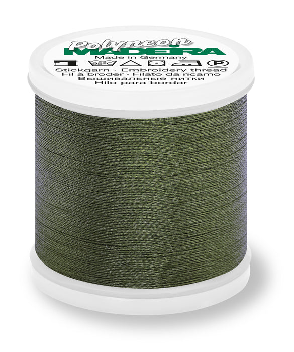 Madeira Polyneon 40 | Machine Embroidery Thread | 440 Yards | 9845-1969 | Khaki