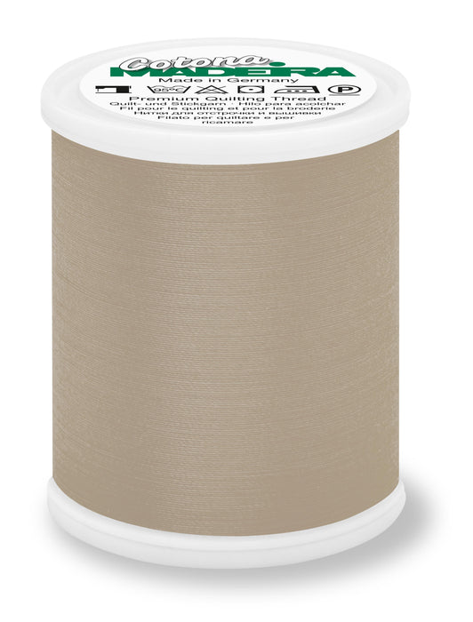 Madeira Cotona 50 | Cotton Machine Quilting & Embroidery Thread | 1100 Yards | 9350-734 | Light Khaki