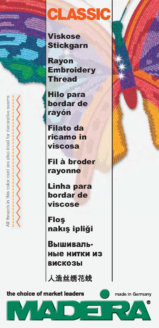 Madeira Rayon Embroidery Thread