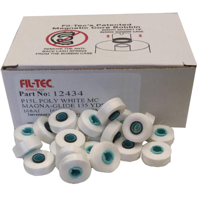 Fil-Tec White Polyester Continuous 60-weight Bobbin Thread