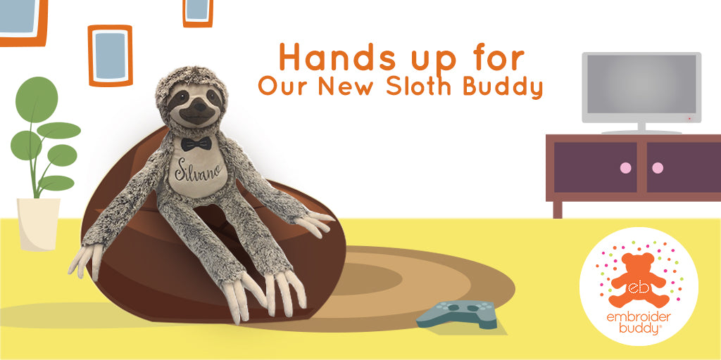 Embroider Buddies: Silvano Long Leg Sloth EB Buddy
