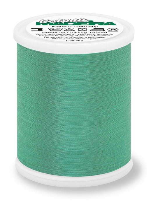 Madeira Cotona 50 | Cotton Machine Quilting & Embroidery Thread | 1100 Yards | 9350-663 | Teal