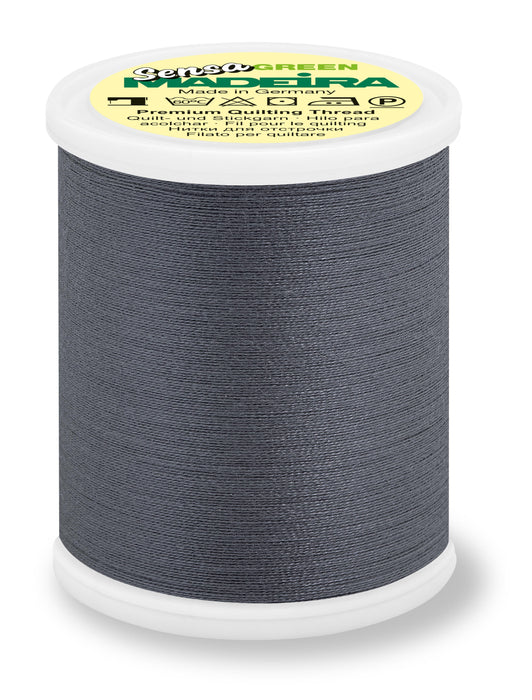 Madeira Sensa Green 40 | Quilting and Machine Embroidery Thread | 1100 Yards | 9390-164 | Graphite
