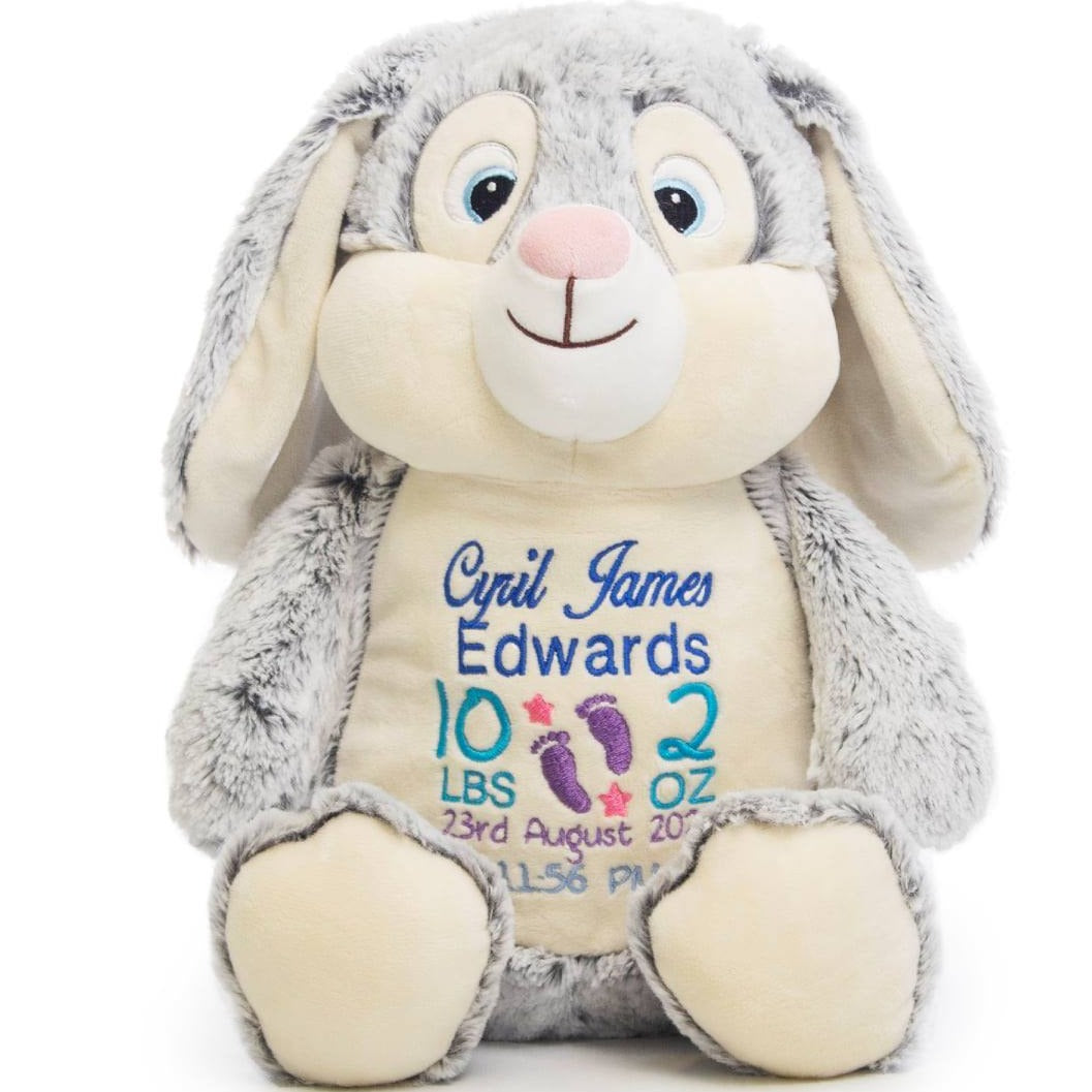Cubbies Rabbit Cubbies Blank Stuffed Animals for Machine Embroidery or Vinyl ...