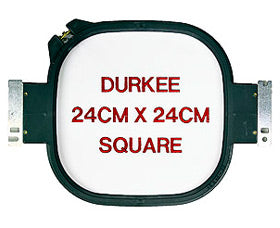 Durkee Janome MB-4 Compatible Hoop: 24cm (9"x9") Square - 360 Sewing Field