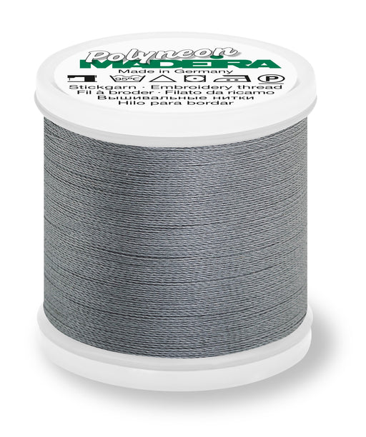 Madeira Polyneon 40 | Machine Embroidery Thread | 440 Yards | 9845-1840 | Steel