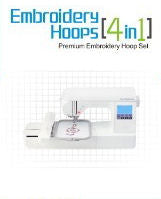 4 Pc. Embroidery Hoop Set - Kit D (SA415, SA416, SA417, SA418)