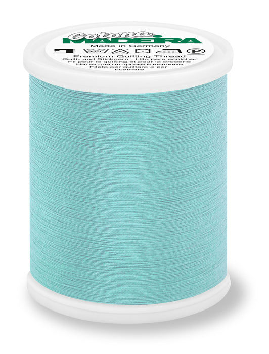 Madeira Cotona 50 | Cotton Machine Quilting & Embroidery Thread | 1100 Yards | 9350-632 | Ocean Blue