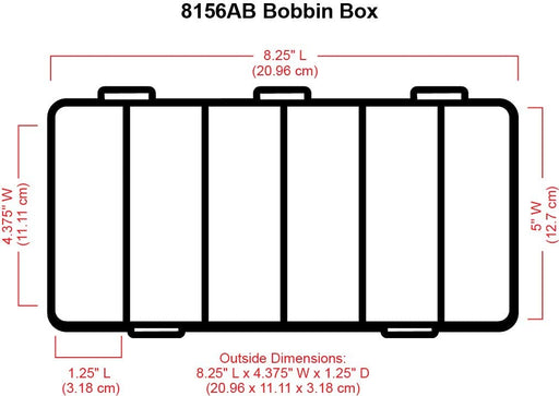 30 Grid Bobbin Storage Box Plastic Bobbin Box Sewing Tools — Richword