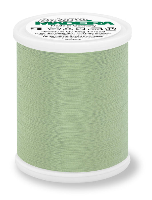 Madeira Cotona 50 | Cotton Machine Quilting & Embroidery Thread | 1100 Yards | 9350-775 | Avocado