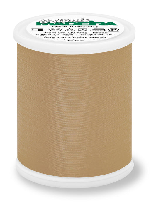 Madeira Cotona 50 | Cotton Machine Quilting & Embroidery Thread | 1100 Yards | 9350-704 | Khaki