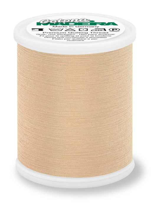 Madeira Cotona 50 | Cotton Machine Quilting & Embroidery Thread | 1100 Yards | 9350-673 | Buttercream