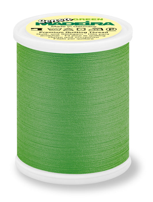 Madeira Sensa Green 40 | Quilting and Machine Embroidery Thread | 1100 Yards | 9390-050 | Grass